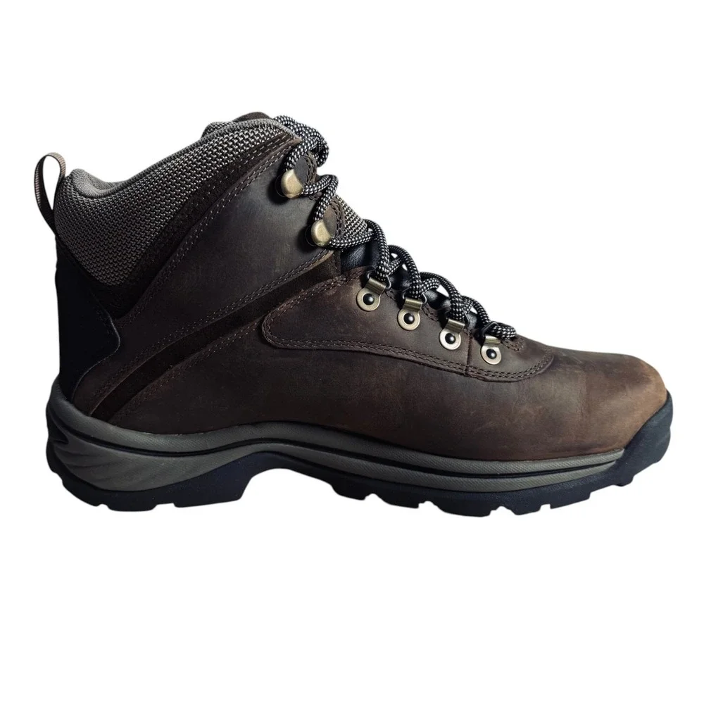 Timberland Waterproof Hiking Boots Brown Oiled Leather Men's US 10 Outdoor Trail